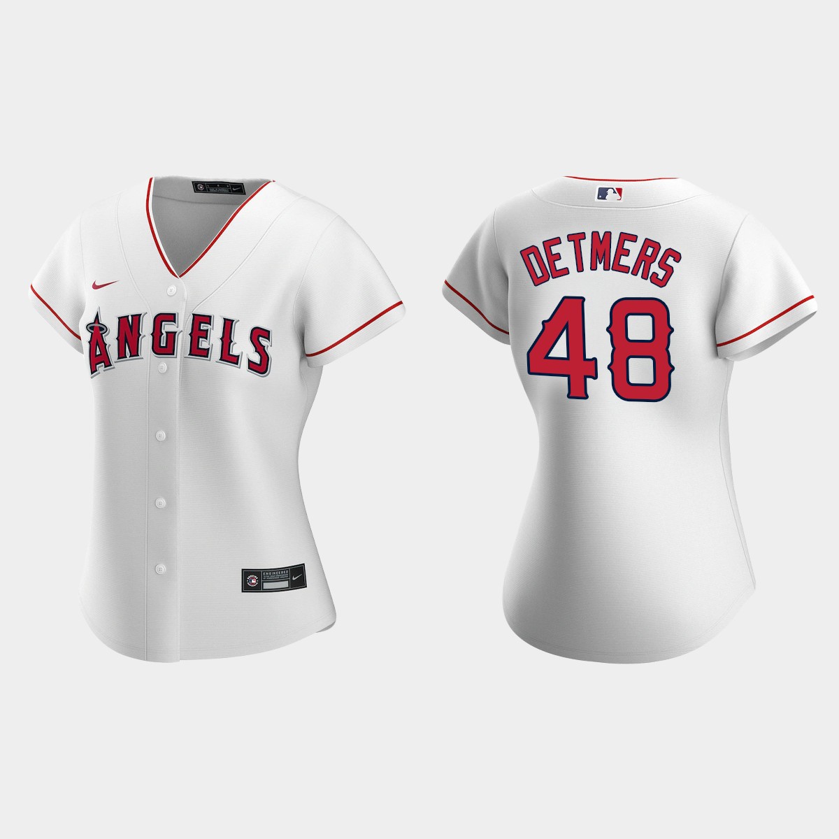Women Los Angeles Angels Reid Detmers White  Home Jersey