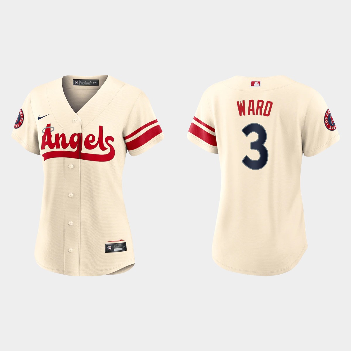 Women Los Angeles Angels Taylor Ward Cream 2022 City Connect  Jersey