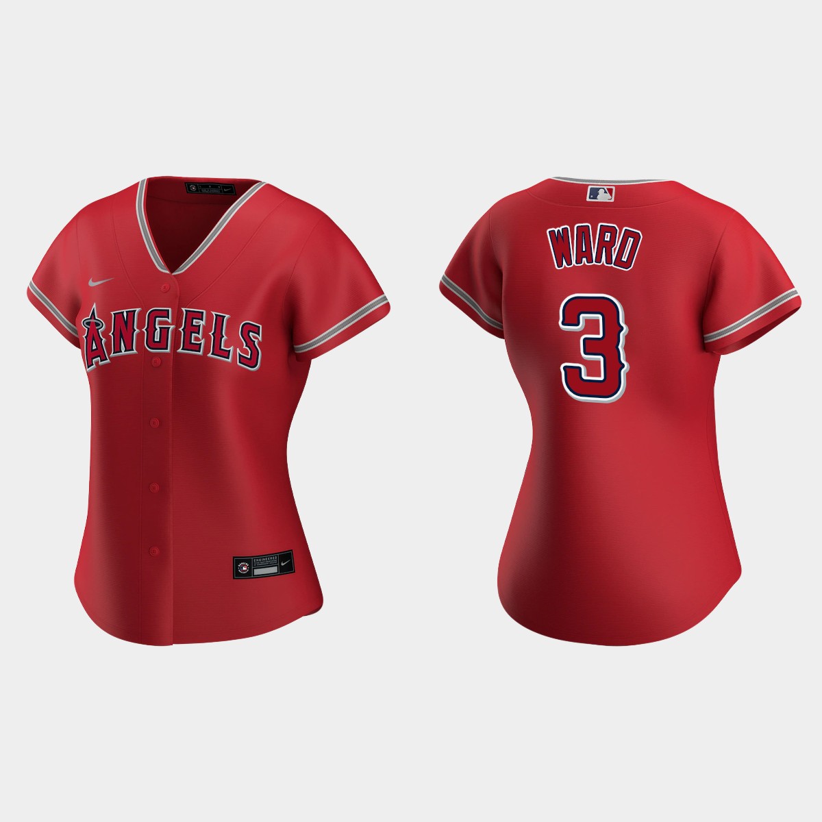 Women Los Angeles Angels Taylor Ward Red  Jersey