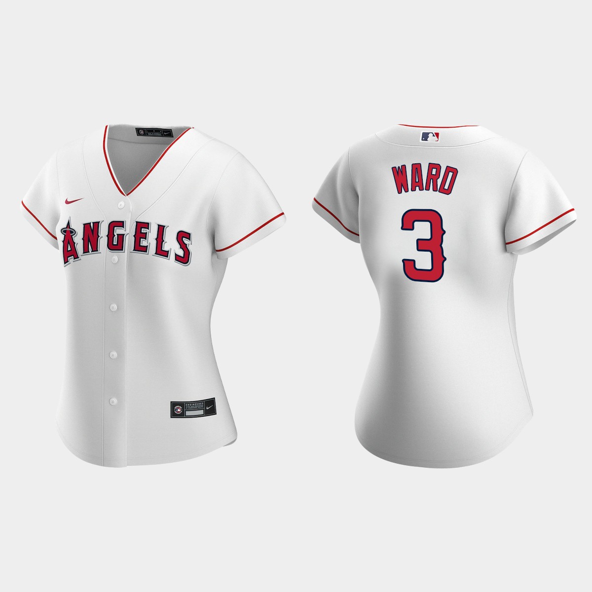 Women Los Angeles Angels Taylor Ward White  Home Jersey