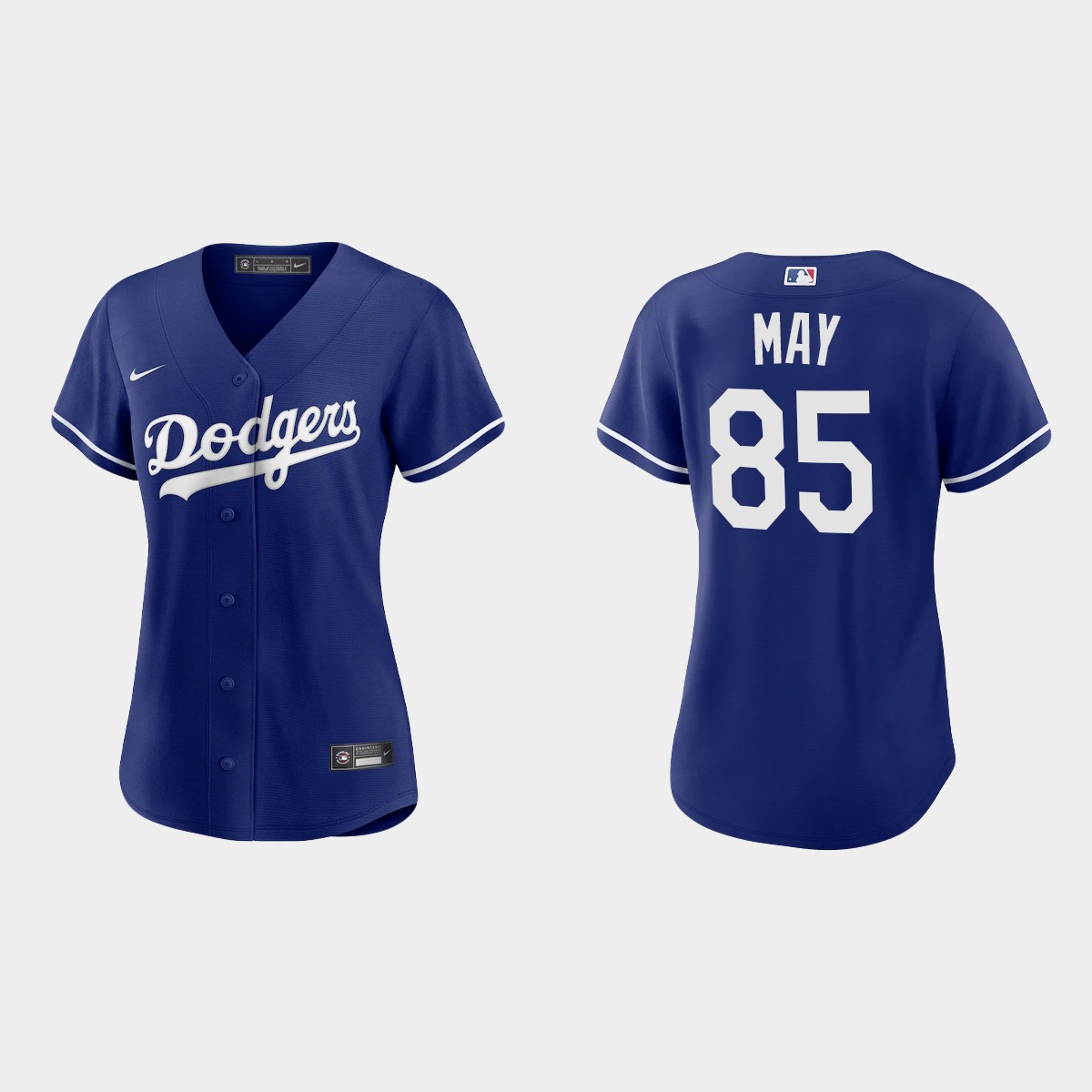 Women Los Angeles Dodgers Dustin May Royal  Alternate Jersey
