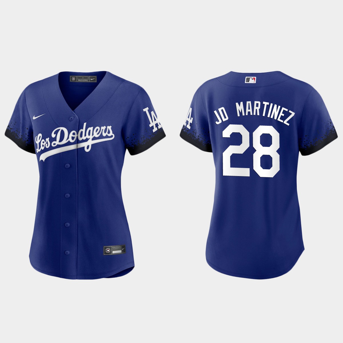 Women Los Angeles Dodgers J.D. Martinez Royal City Connect  Jersey