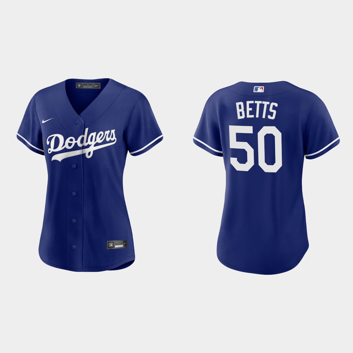 Women Los Angeles Dodgers Mookie Betts Royal  Alternate Jersey