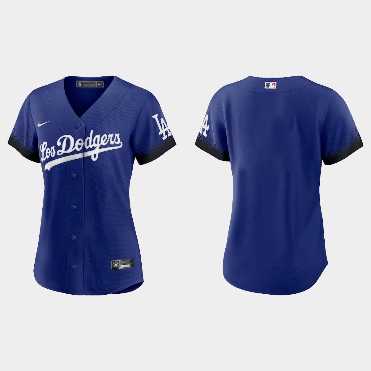Women Los Angeles Dodgers Royal 2021 City Connect  Jersey