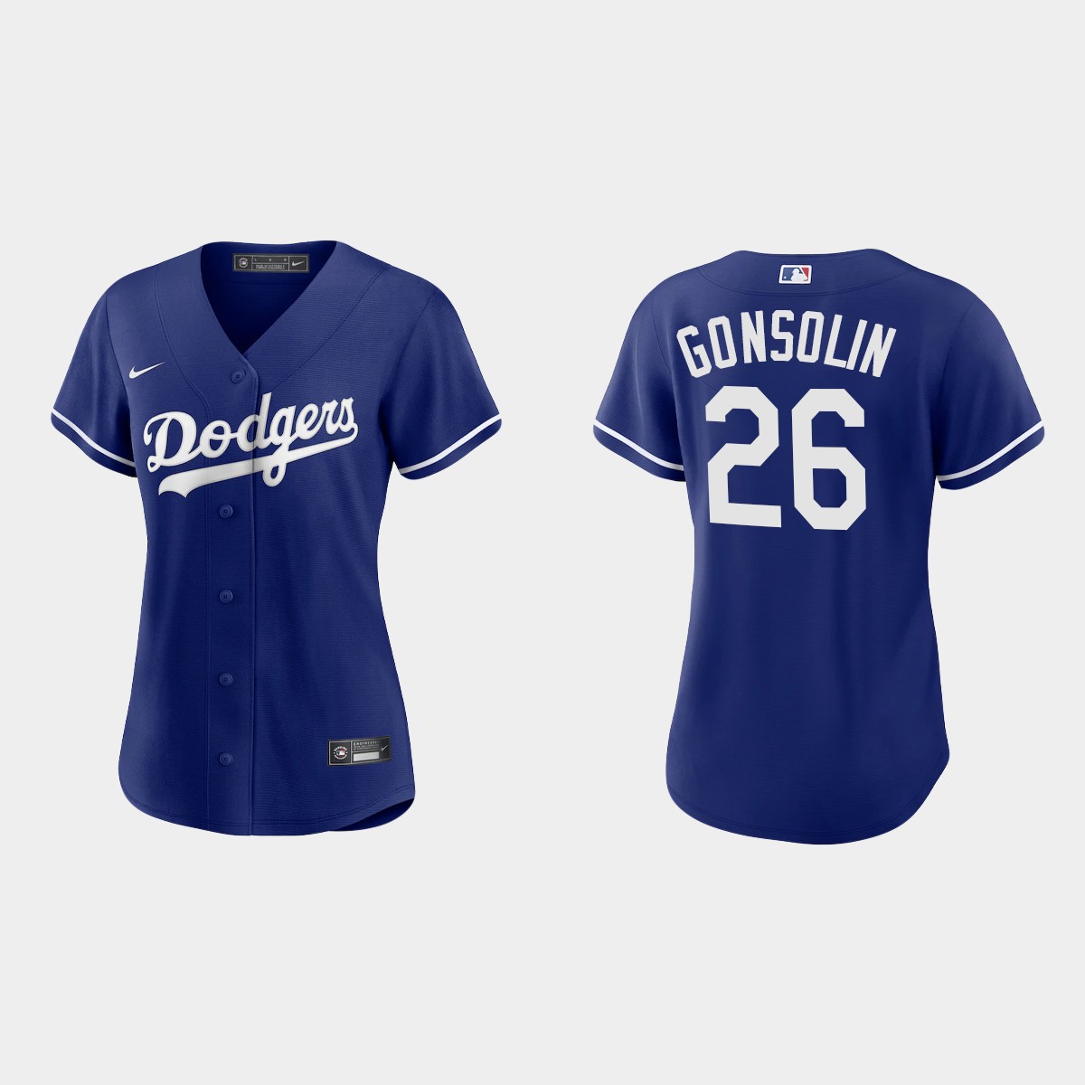 Women Los Angeles Dodgers Tony Gonsolin Royal  Alternate Jersey