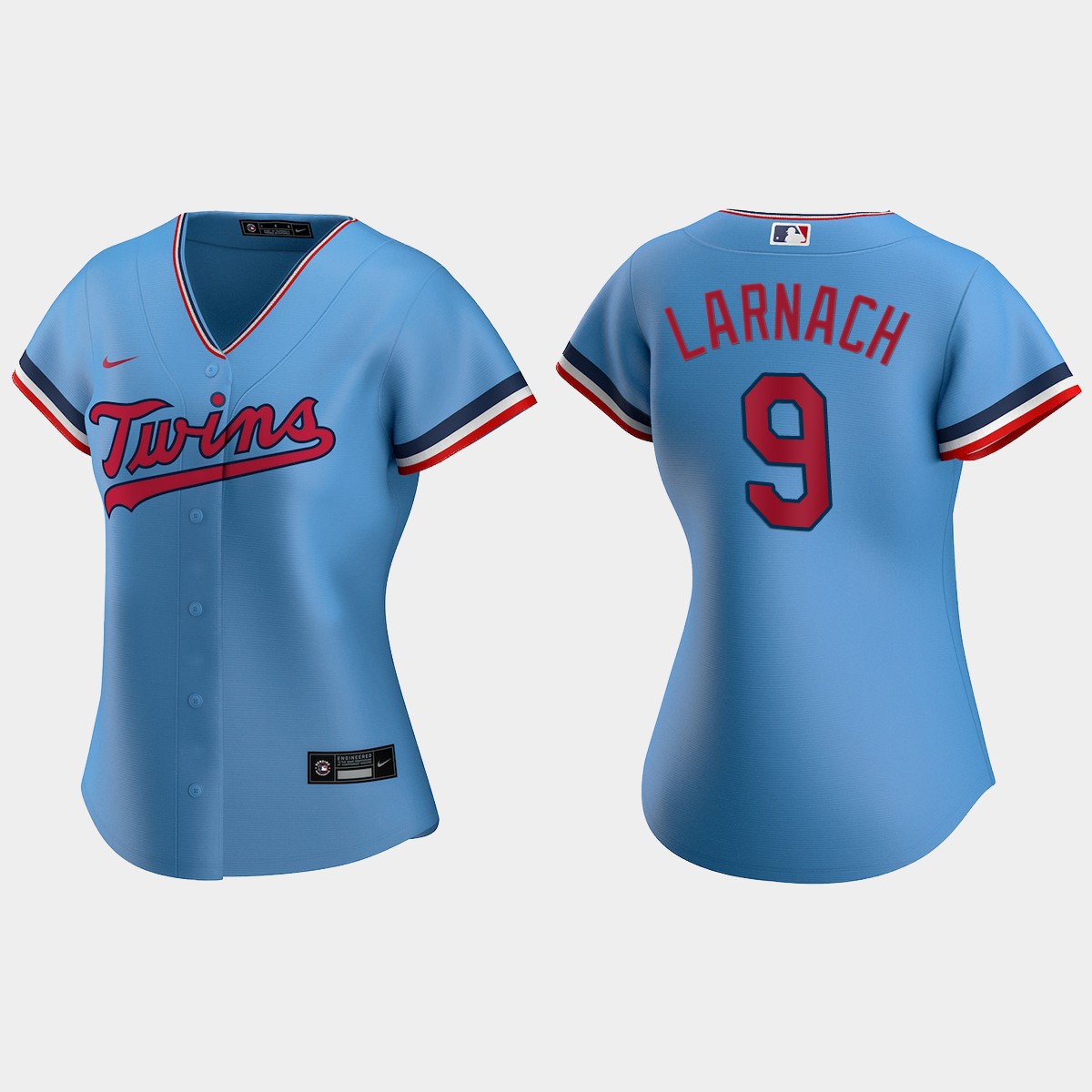 Women Minnesota Twins Trevor Larnach Light Blue  Jersey