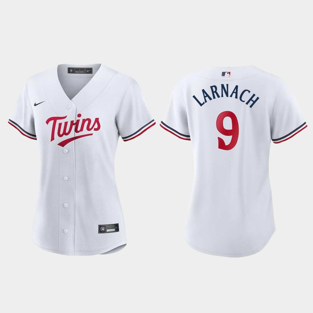Women Minnesota Twins Trevor Larnach White  Home Jersey