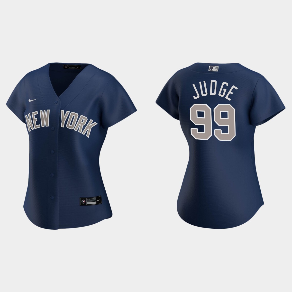 Women New York Yankees Aaron Judge Navy  2020 Alternate Jersey