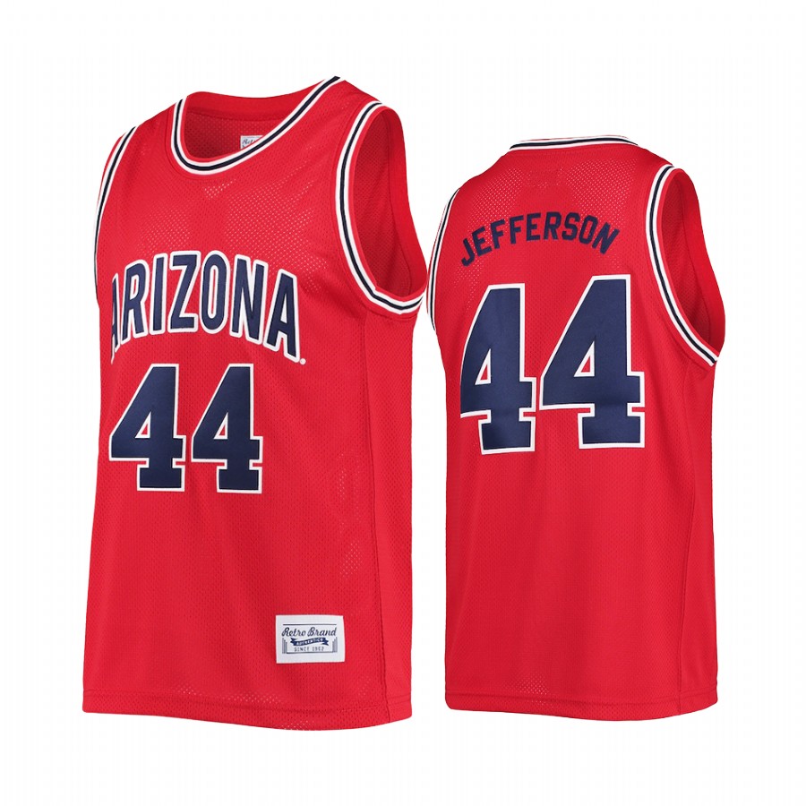 Women Richard Jefferson Arizona Wildcats Red Jersey Commemorative Classic Original Retro