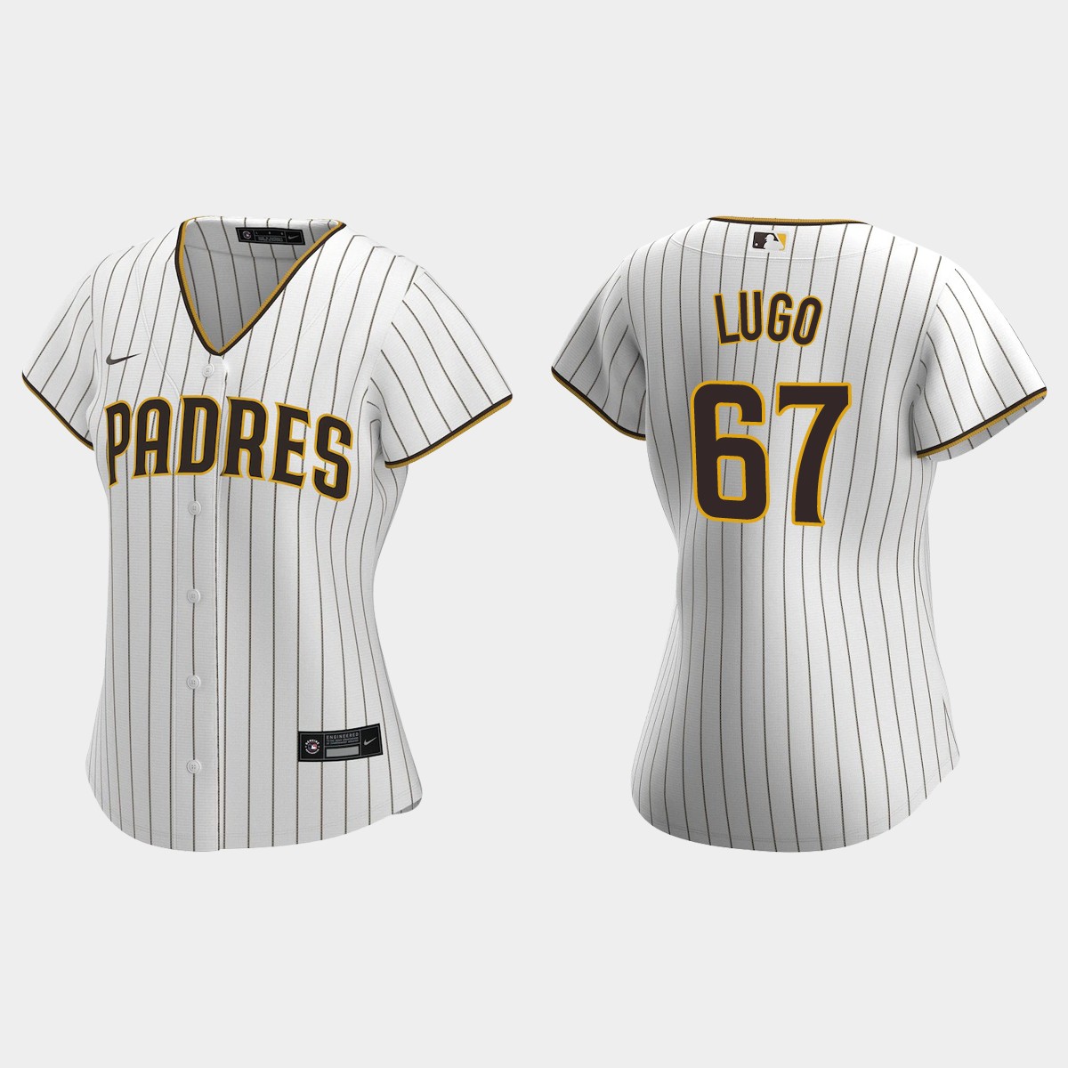 Women San Diego Padres Seth Lugo White Brown  Jersey