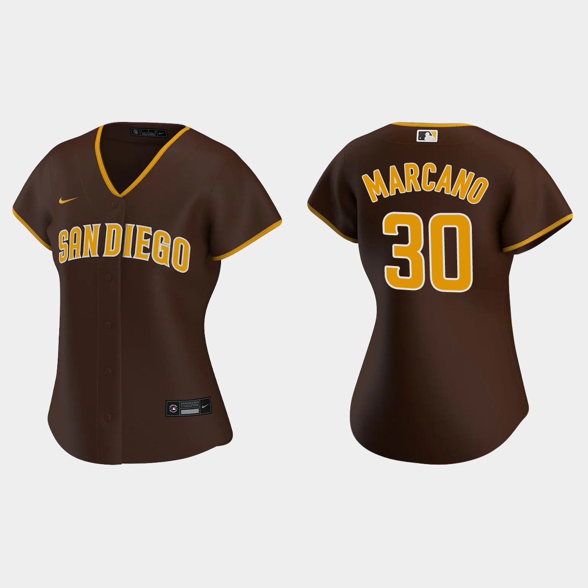 Women San Diego Padres Tucupita Marcano Brown  Jersey
