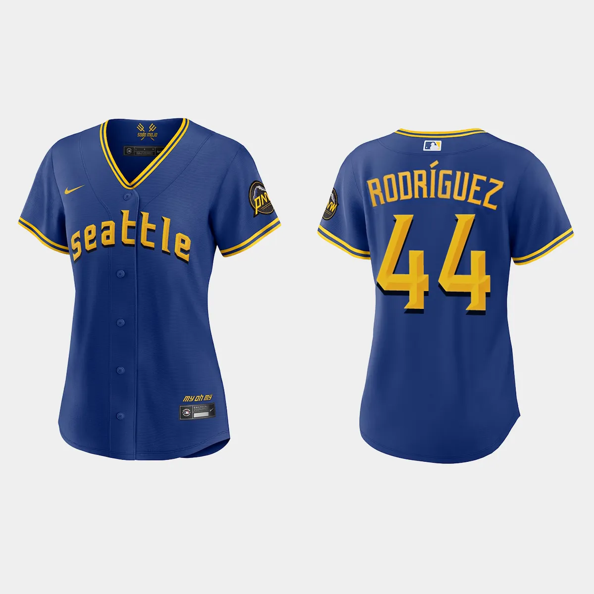 Women Seattle Mariners Julio Rodriguez Royal 2023 City Connect  Jersey