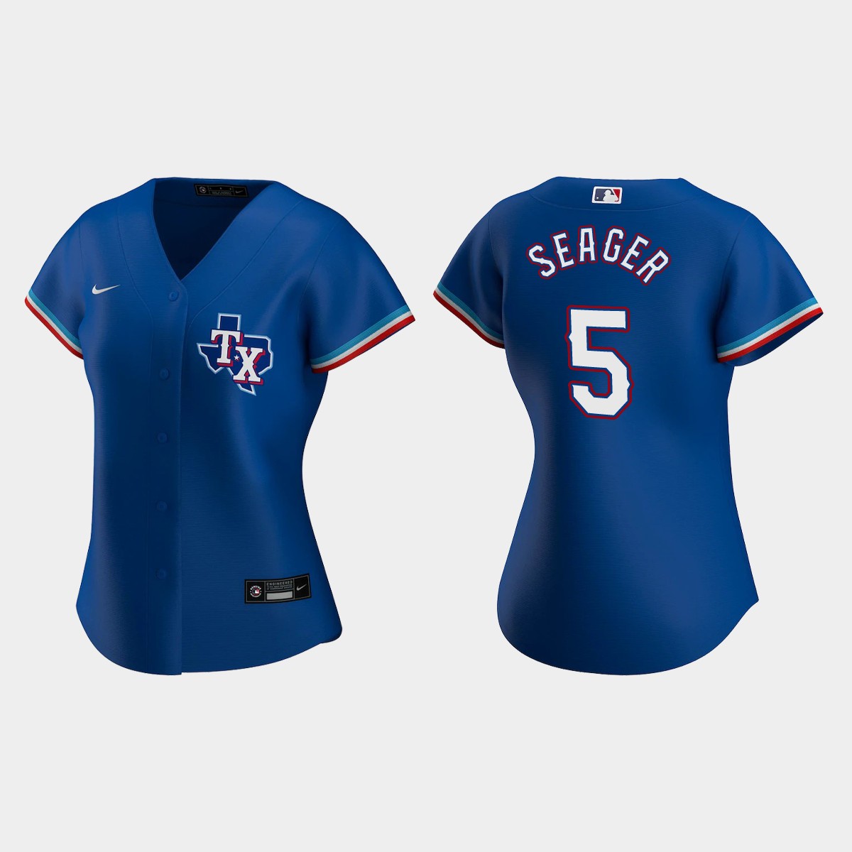 Women Texas Rangers Corey Seager Royal  Jersey