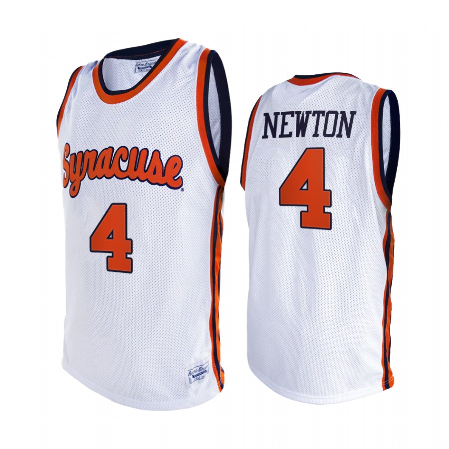 Woody Newton Syracuse Orange White Jersey 2021 Alumni Limited Retro