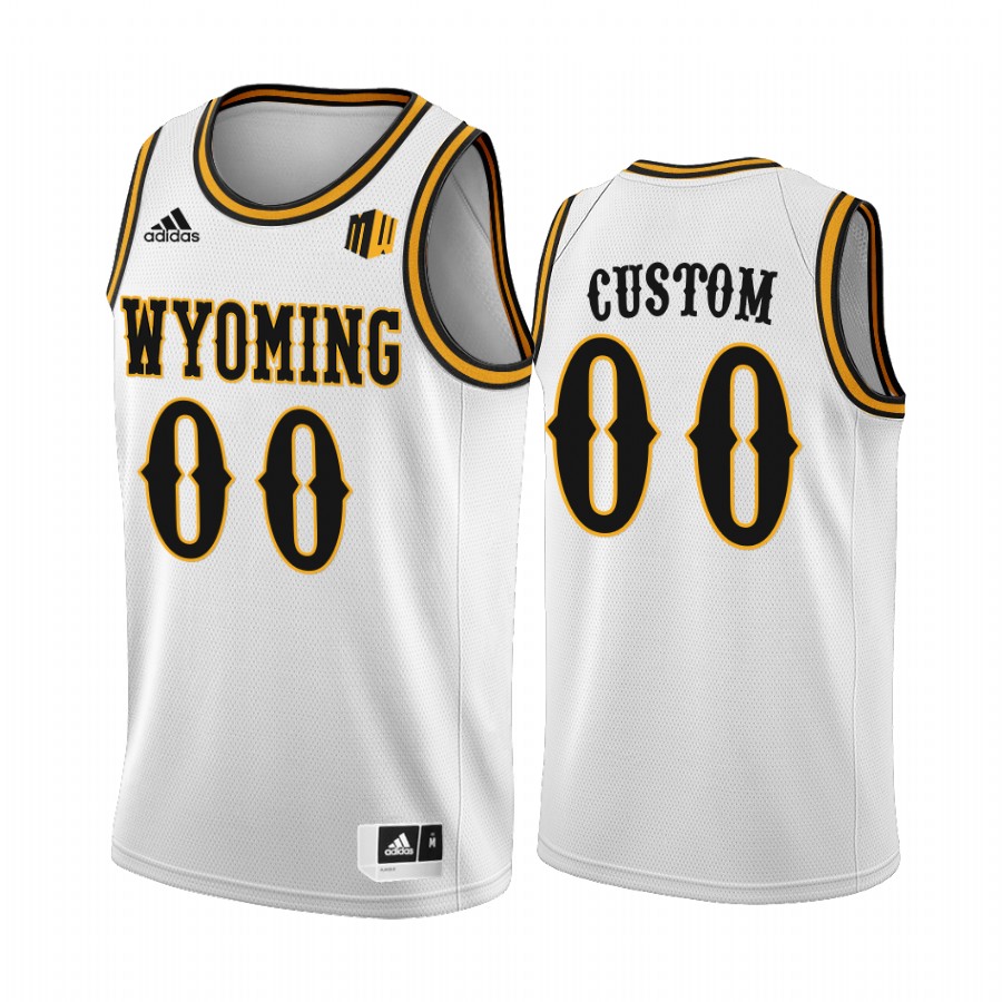 Wyoming Cowboys Custom Jersey 2022 College  White Uniform