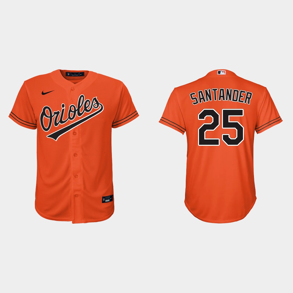 Youth Baltimore Orioles Anthony Santander Orange  Jersey