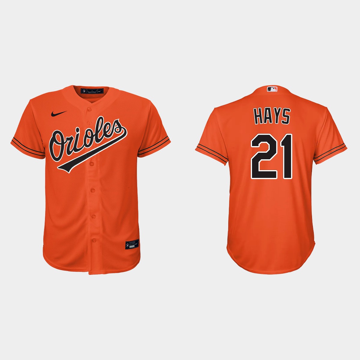 Youth Baltimore Orioles Austin Hays Orange  Jersey
