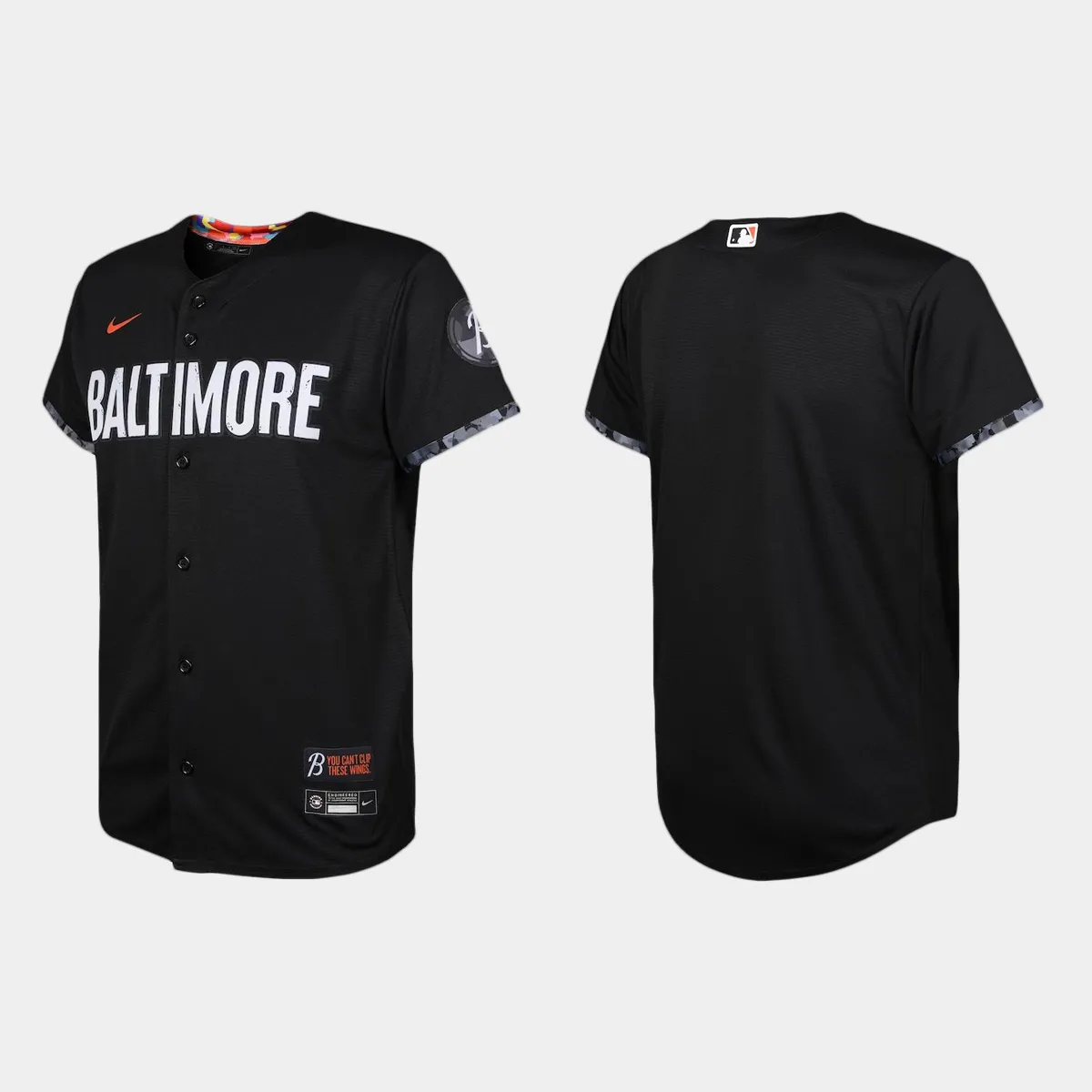 Youth Baltimore Orioles Black 2023 City Connect Replica Jersey
