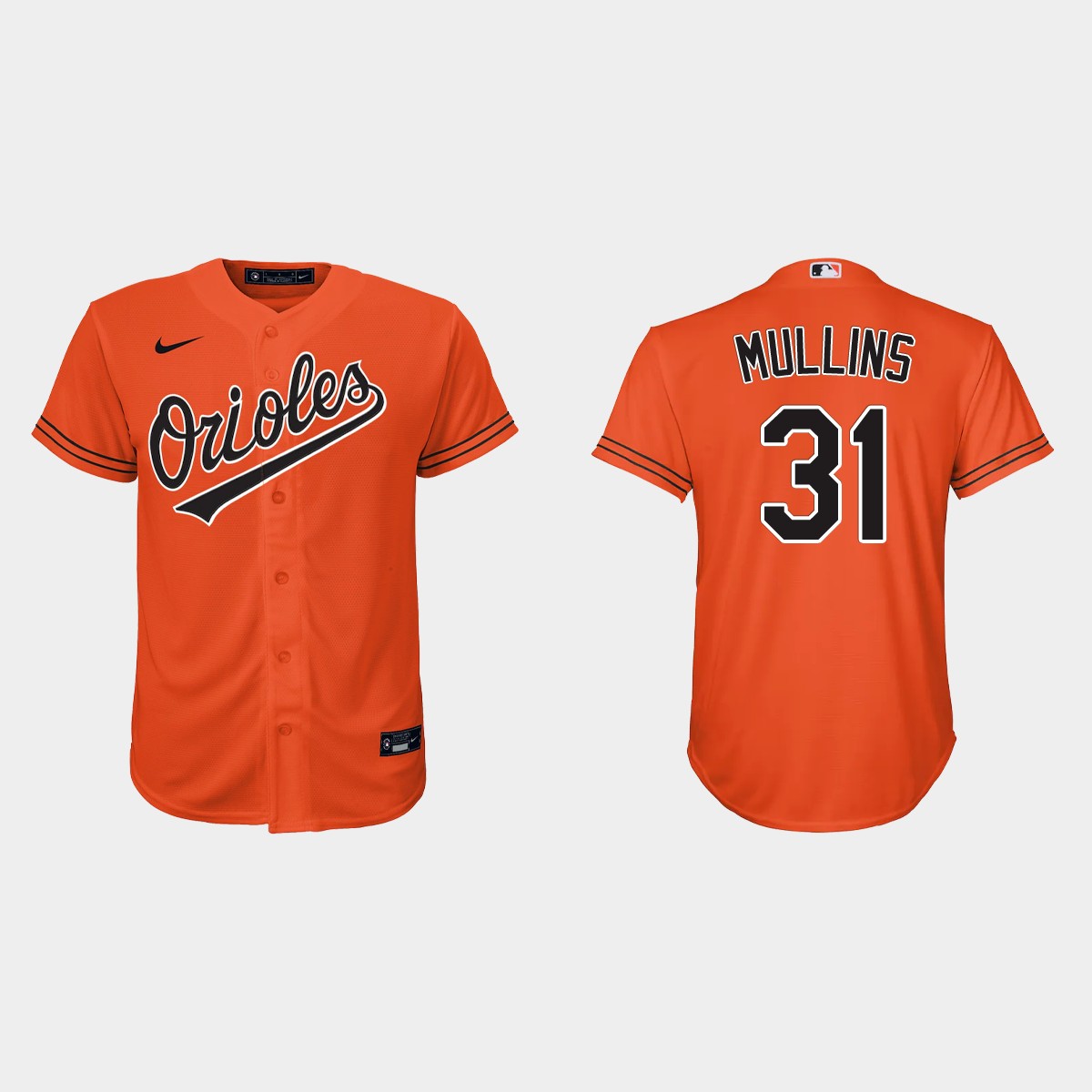 Youth Baltimore Orioles Cedric Mullins Orange  Jersey
