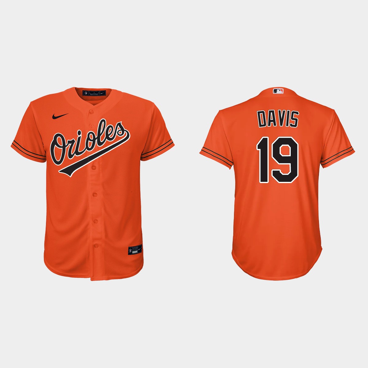 Youth Baltimore Orioles Chris Davis Orange  Jersey