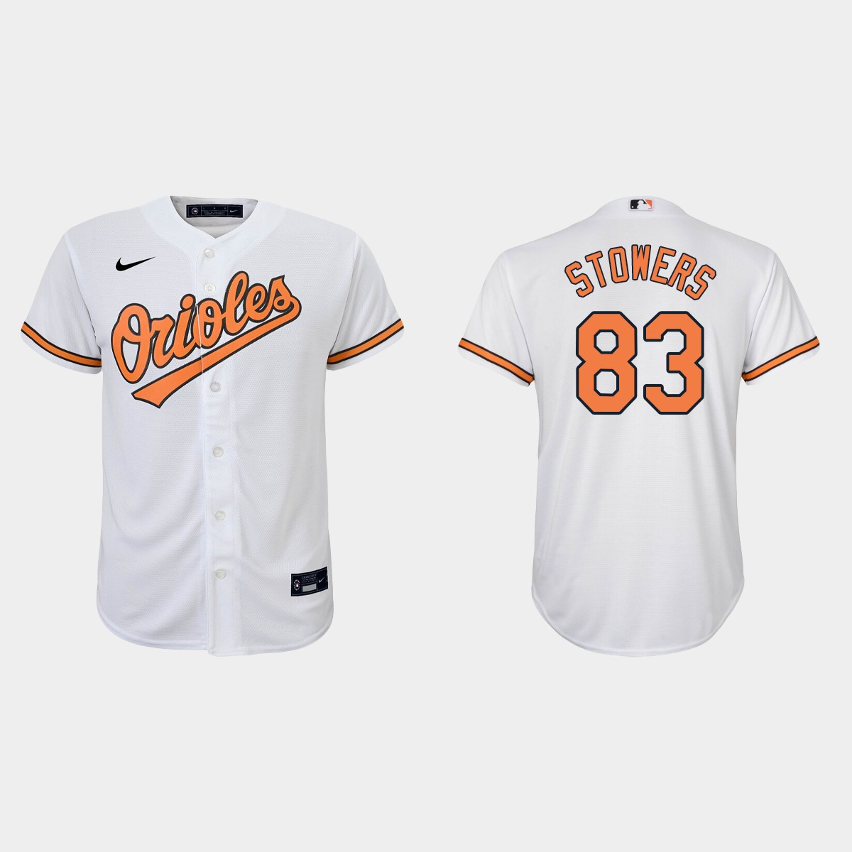Youth Baltimore Orioles Kyle Stowers White  Home Jersey
