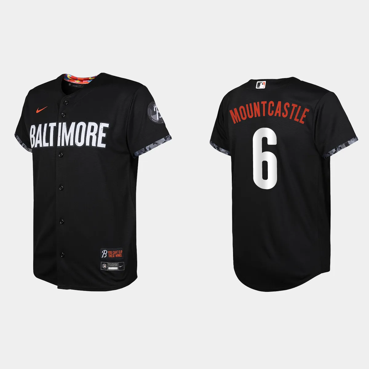 Youth Baltimore Orioles Ryan Mountcastle Black 2023 City Connect Replica Jersey