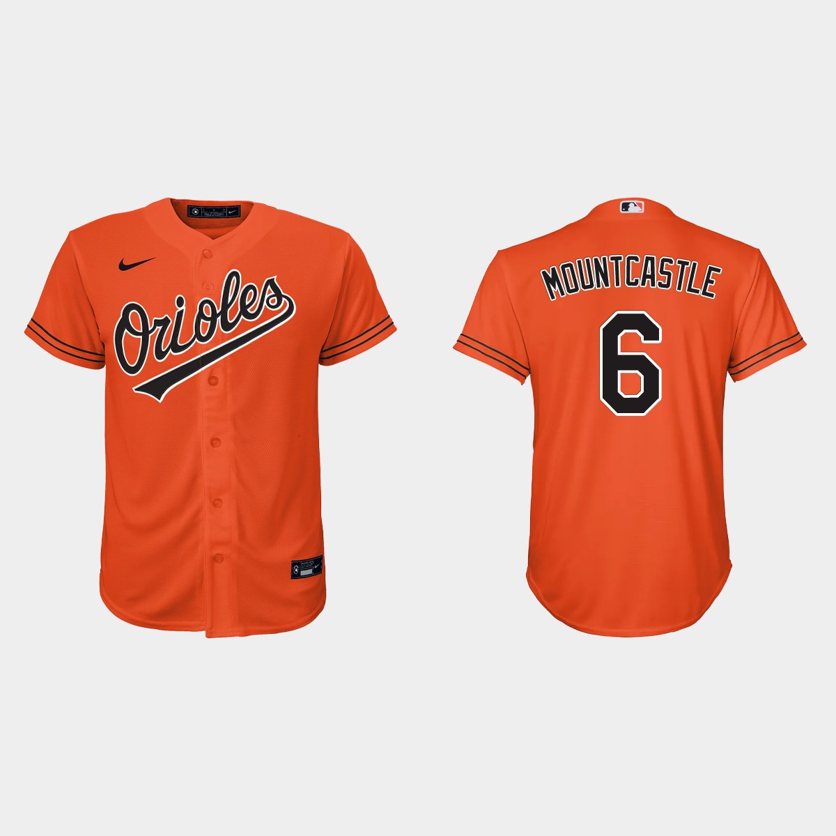 Youth Baltimore Orioles Ryan Mountcastle Orange  Jersey
