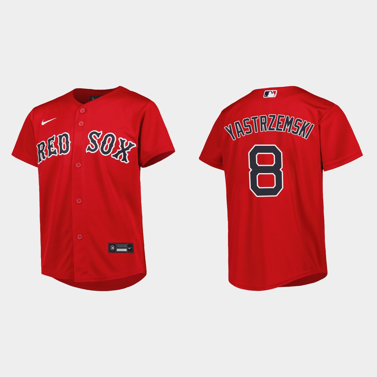 Youth Boston Red Sox Carl Yastrzemski Red  Alternate Jersey