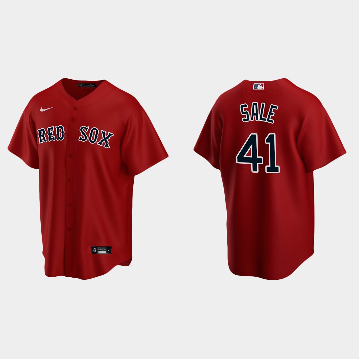 Youth Boston Red Sox Chris Sale Red  Alternate Jersey