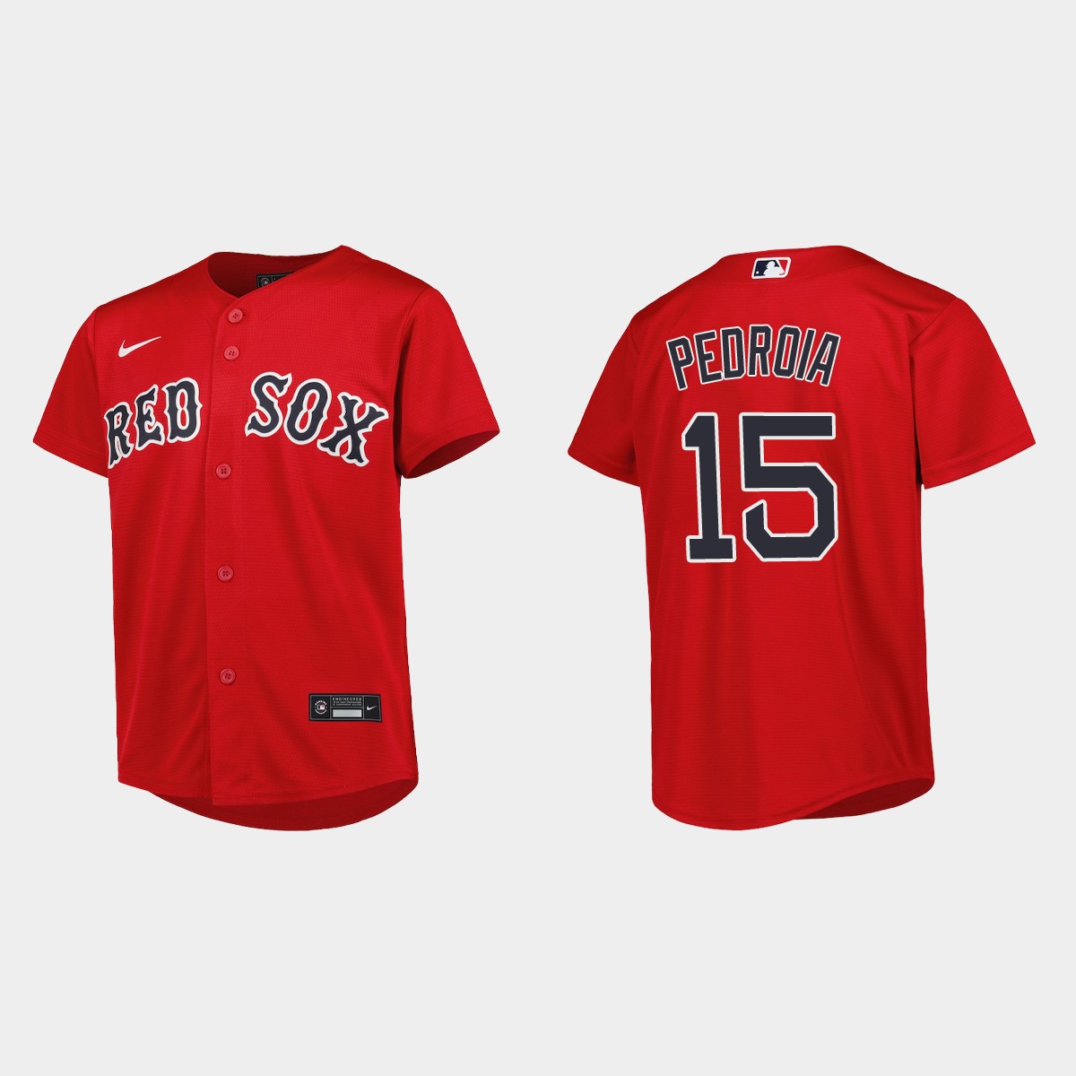 Youth Boston Red Sox Dustin Pedroia Red  Alternate Jersey