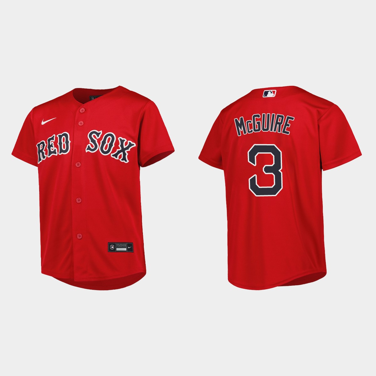 Youth Boston Red Sox Reese McGuire Red  Alternate Jersey