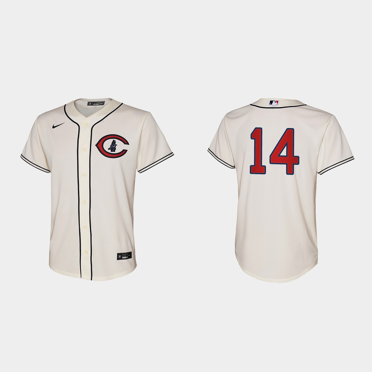Youth Chicago Cubs Ernie Banks Cream 2022 Field of Dreams  Jersey