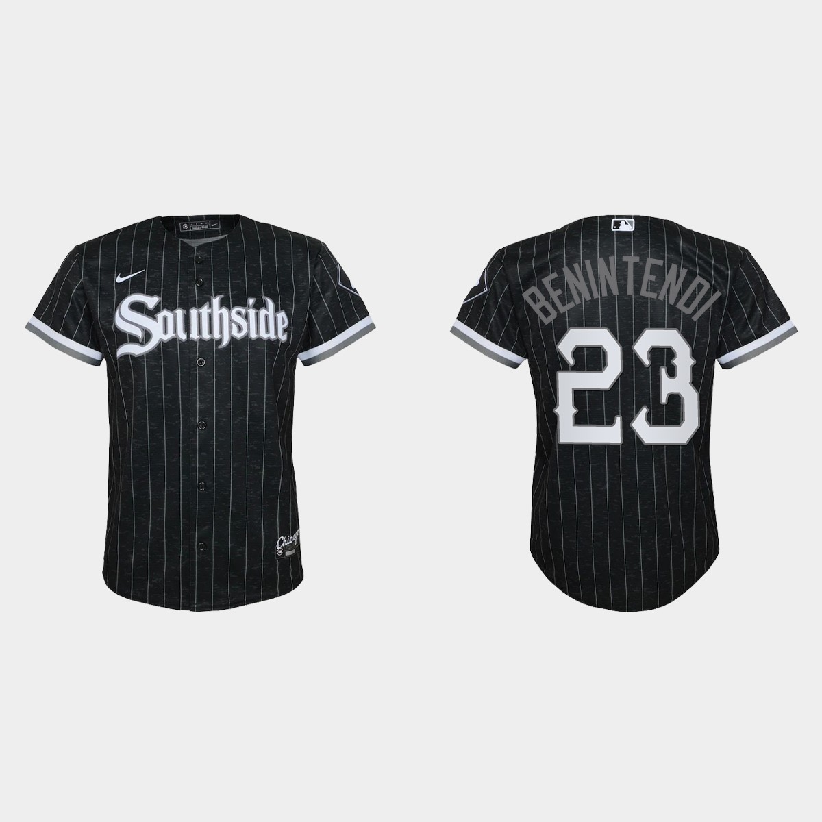 Youth Chicago White Sox Andrew Benintendi Black City Connect  Jersey