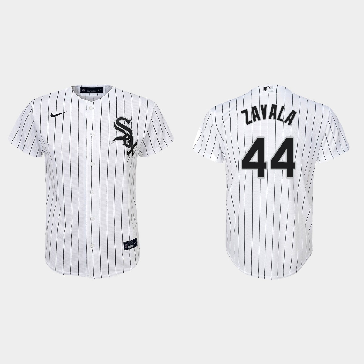 Youth Chicago White Sox Seby Zavala White  Home Jersey
