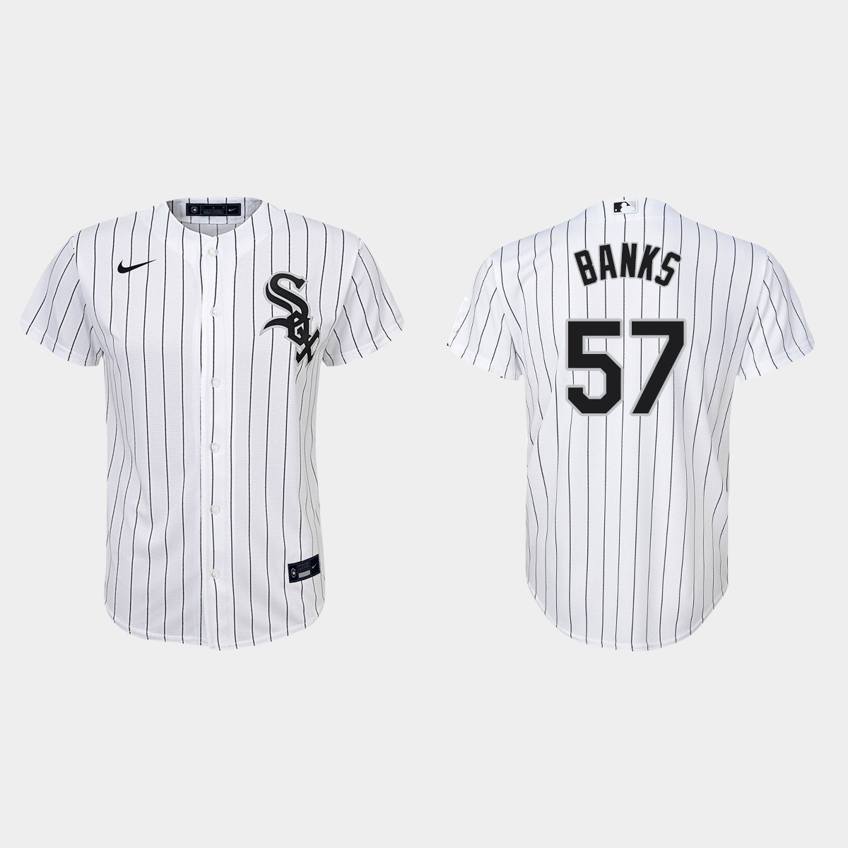 Youth Chicago White Sox Tanner Banks White  Home Jersey