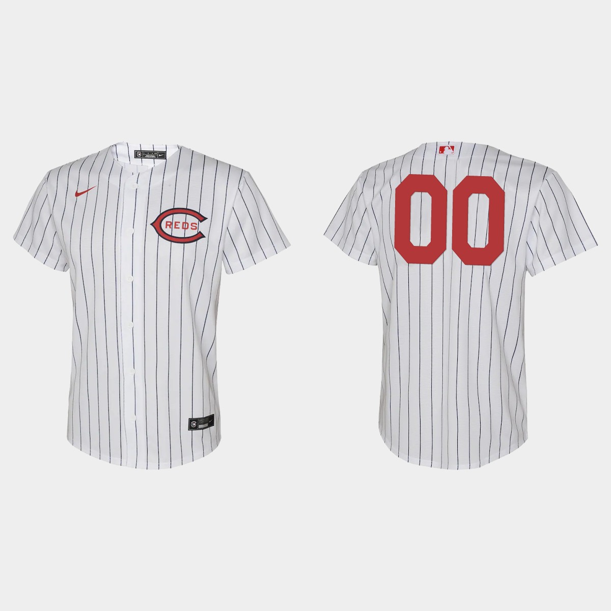 Youth Cincinnati Reds Custom White 2022 Field of Dreams  Jersey
