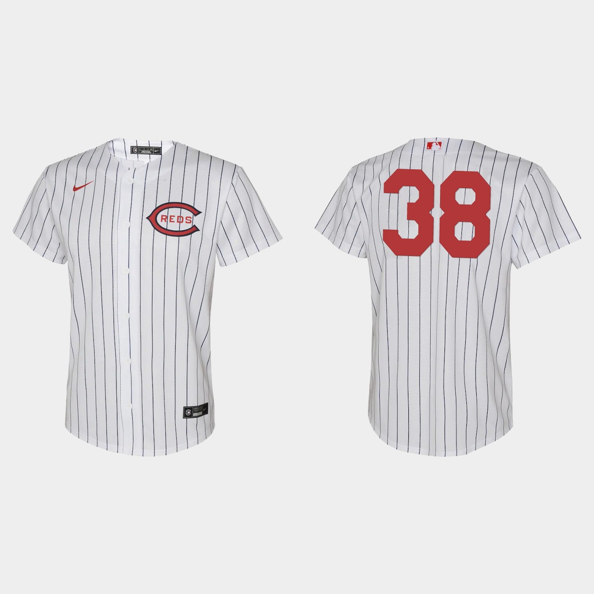 Youth Cincinnati Reds Justin Dunn White 2022 Field of Dreams  Jersey