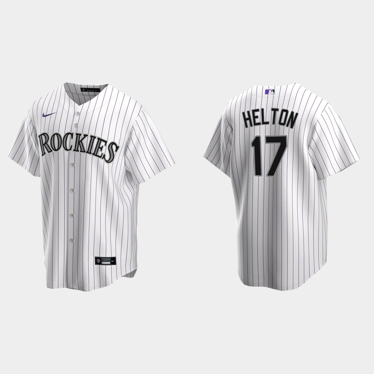 Youth Colorado Rockies #17 Todd Helton White  Home Jersey
