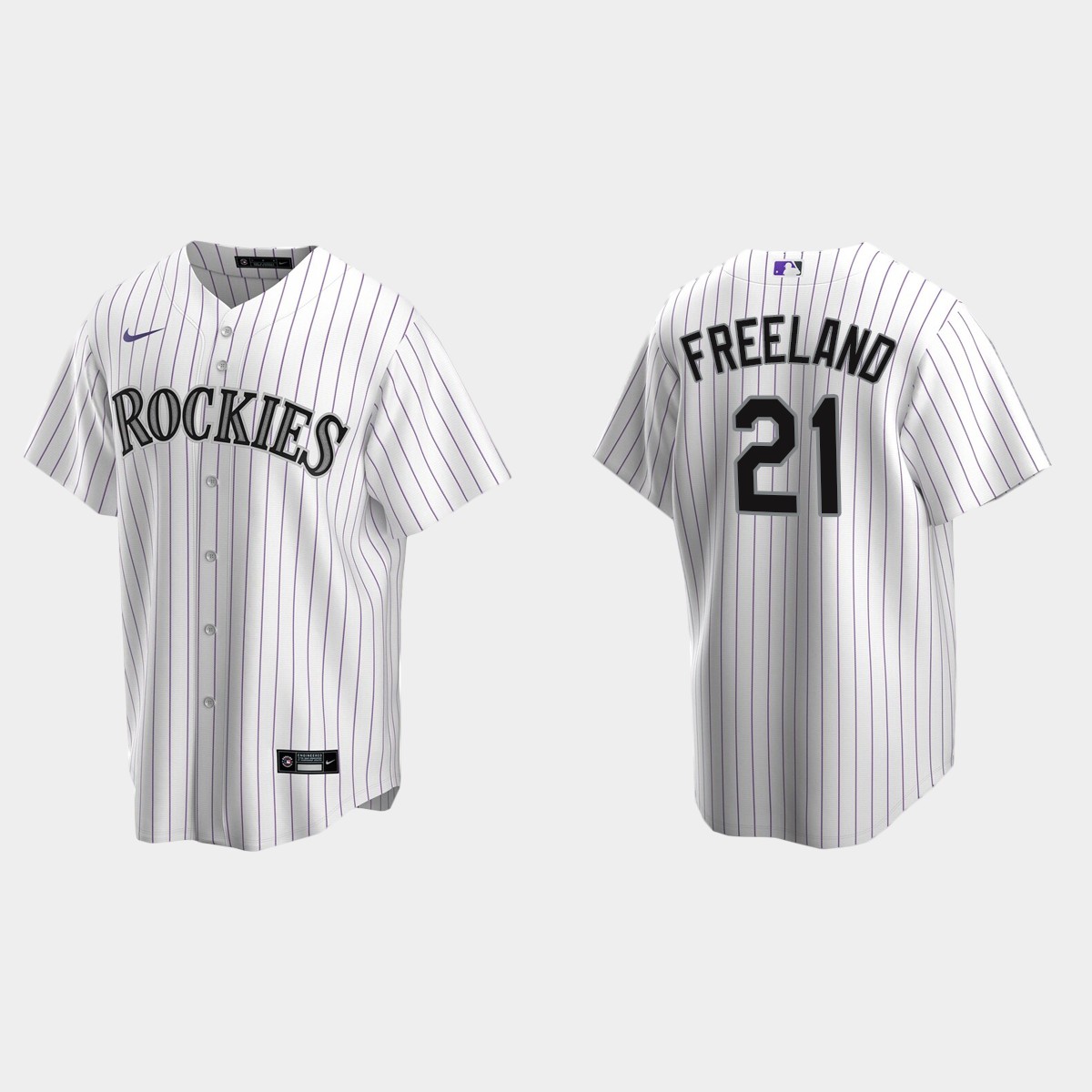 Youth Colorado Rockies #21 Kyle Freeland White  Home Jersey
