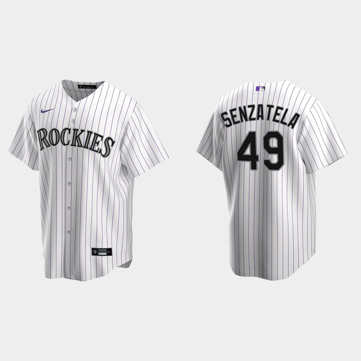 Youth Colorado Rockies #49 Antonio Senzatela White  Home Jersey