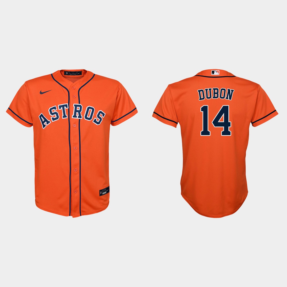 Youth Houston Astros Mauricio Dubon Orange  Alternate Jersey