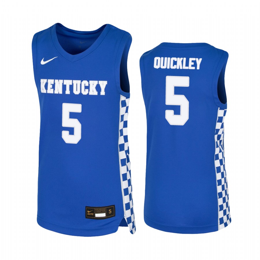 Youth Kentucky Wildcats Immanuel Quickley Royal  College  Jersey