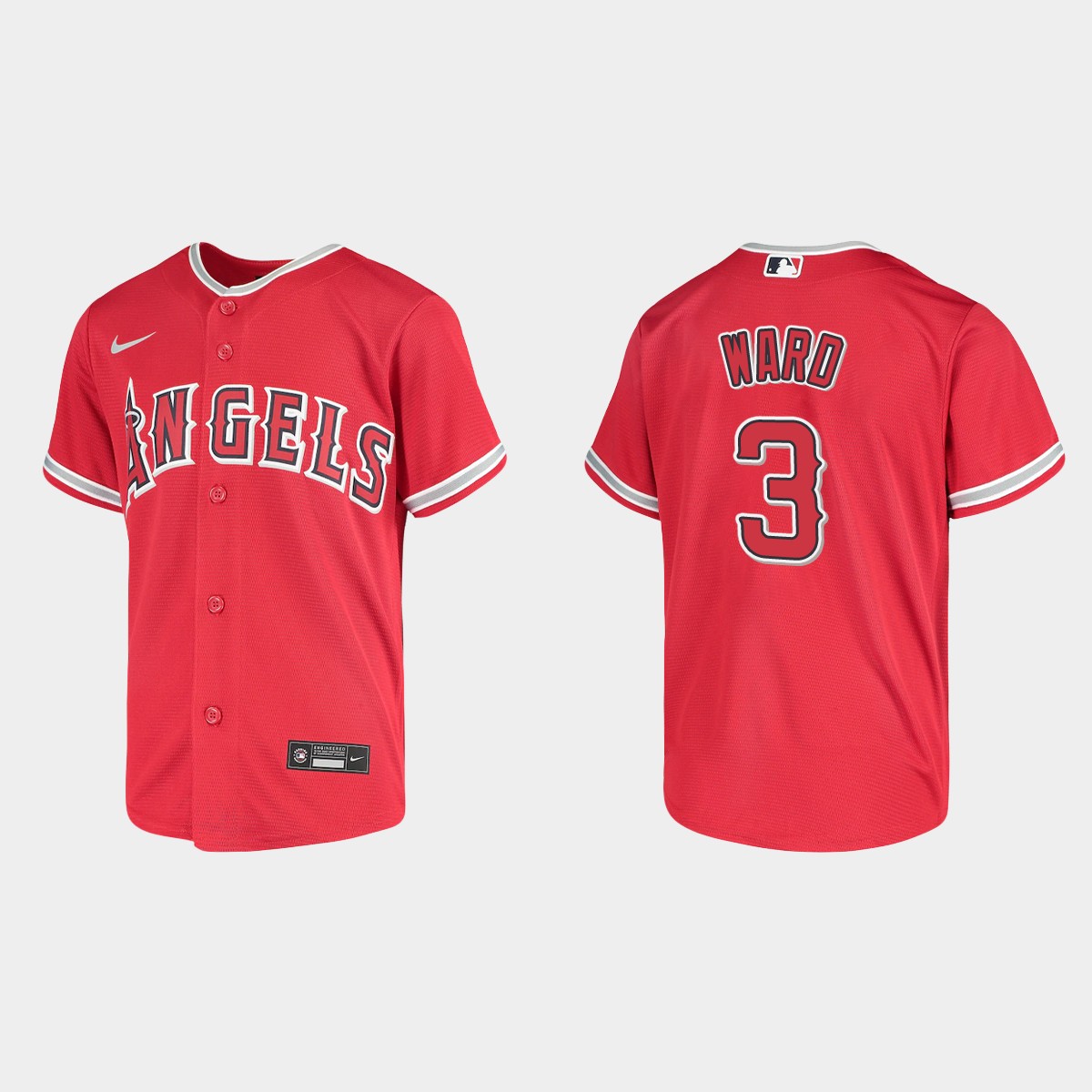 Youth Los Angeles Angels Taylor Ward Red  Jersey