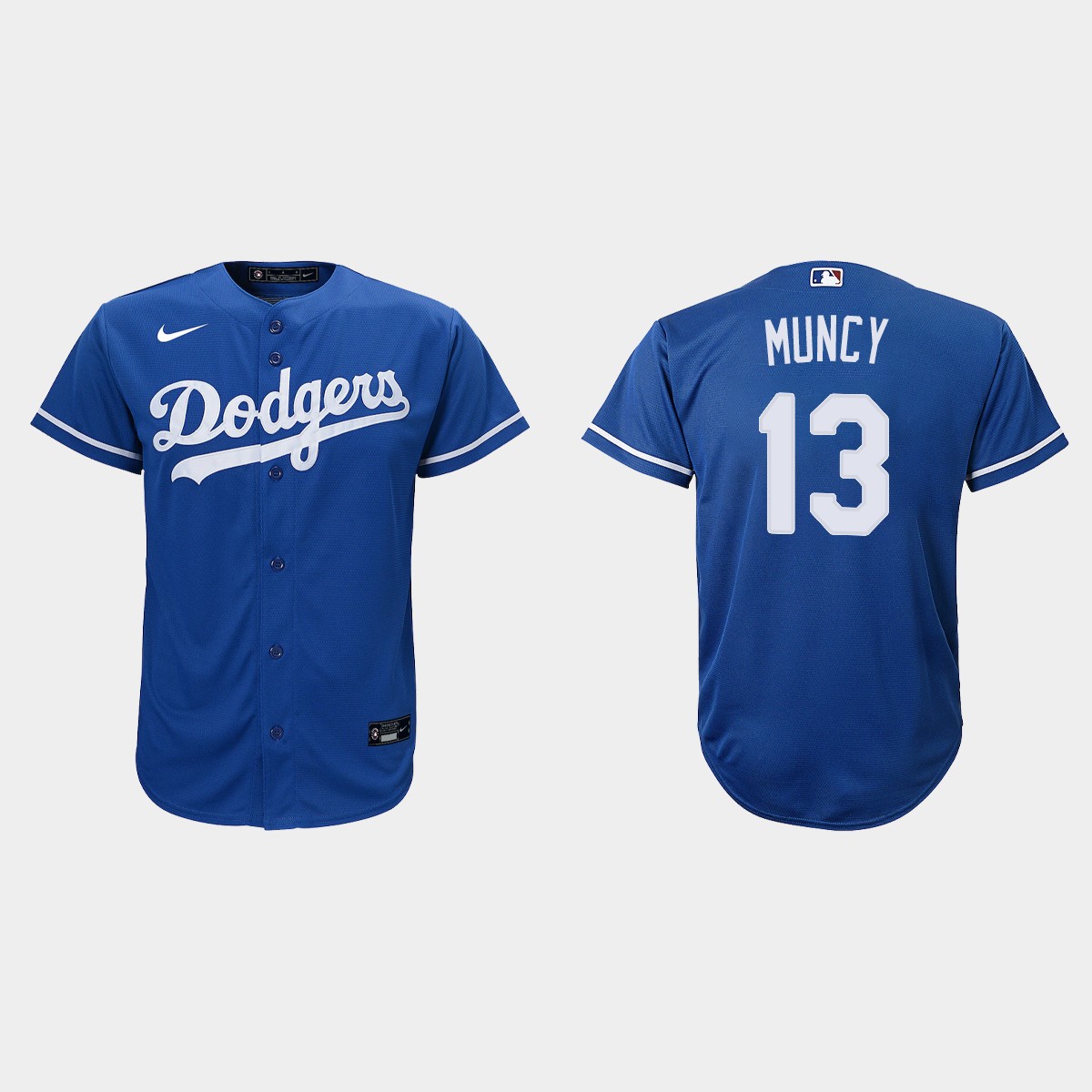 Youth Los Angeles Dodgers #13 Max Muncy Royal  Alternate Jersey
