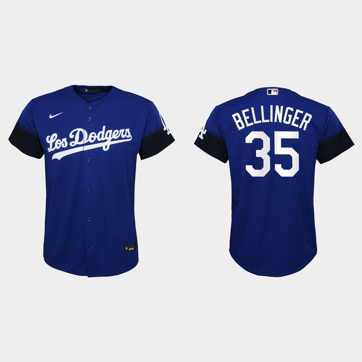 Youth Los Angeles Dodgers Cody Bellinger Royal 2021 City Connect  Jersey