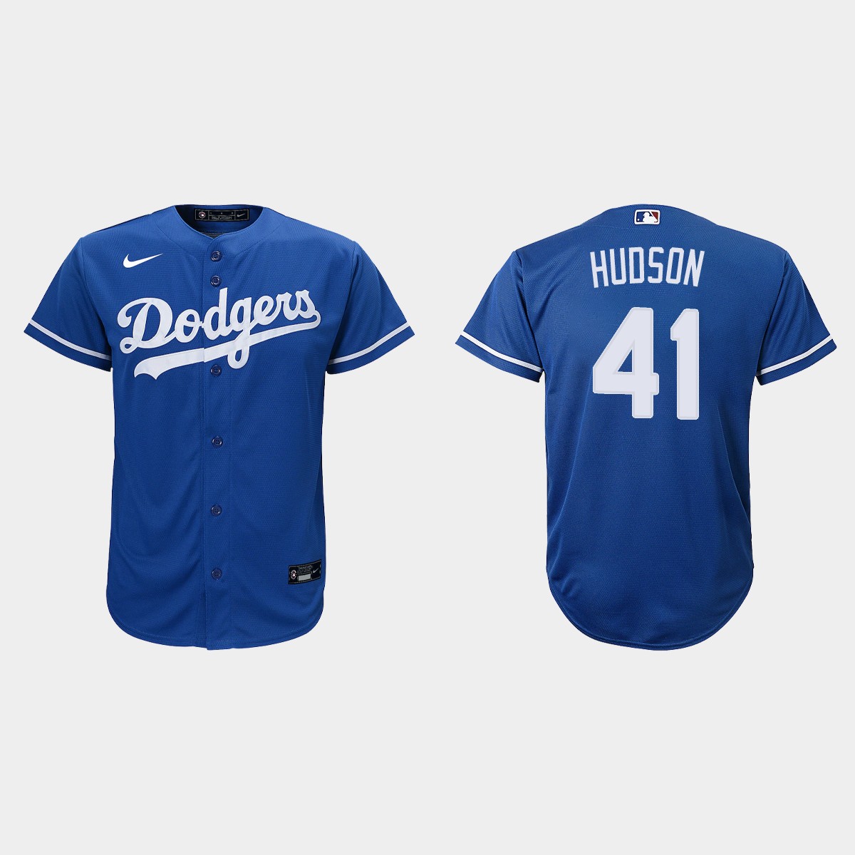 Youth Los Angeles Dodgers Daniel Hudson Royal  Alternate Jersey