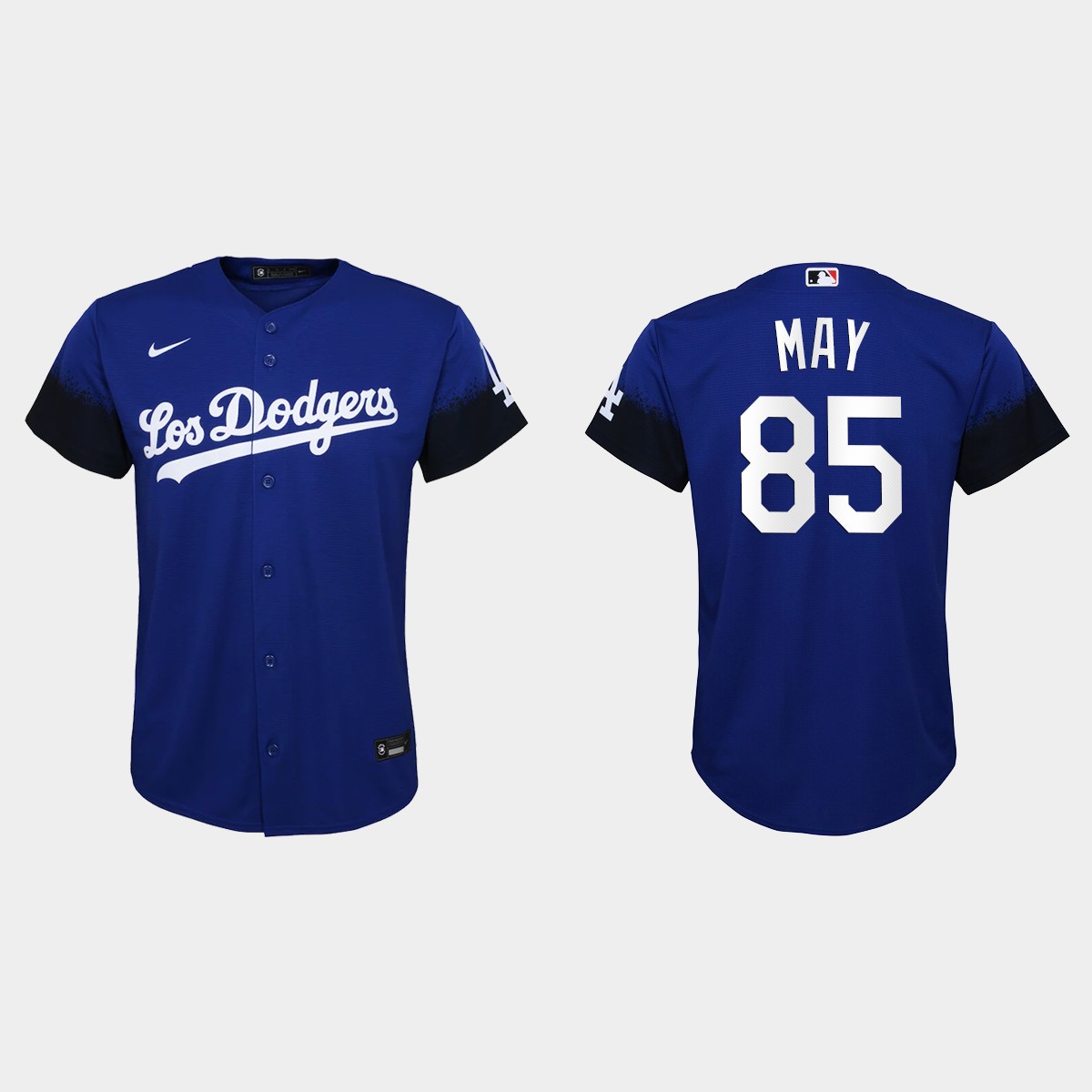 Youth Los Angeles Dodgers Dustin May Royal 2021 City Connect  Jersey
