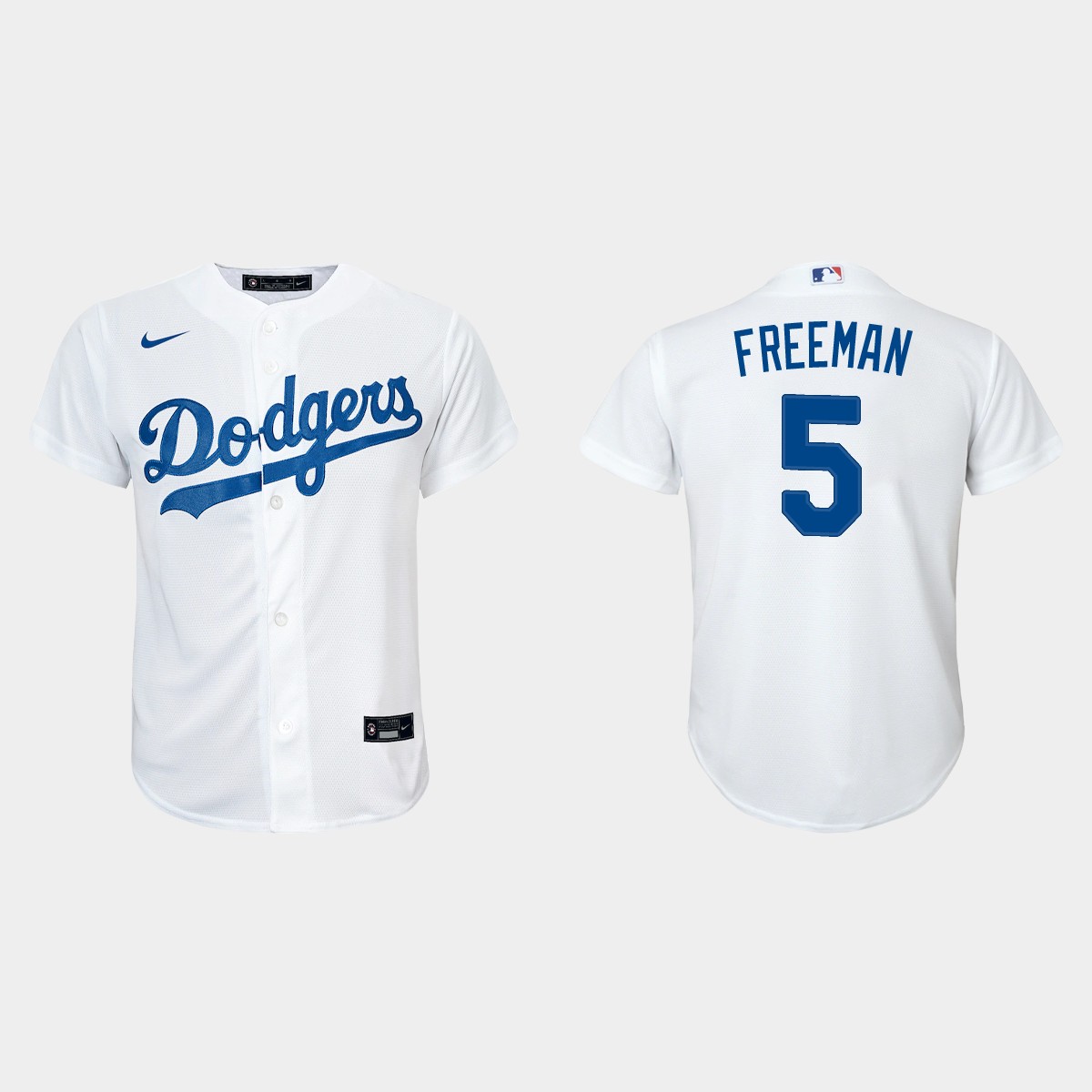 Youth Los Angeles Dodgers Freddie Freeman White  Home Jersey