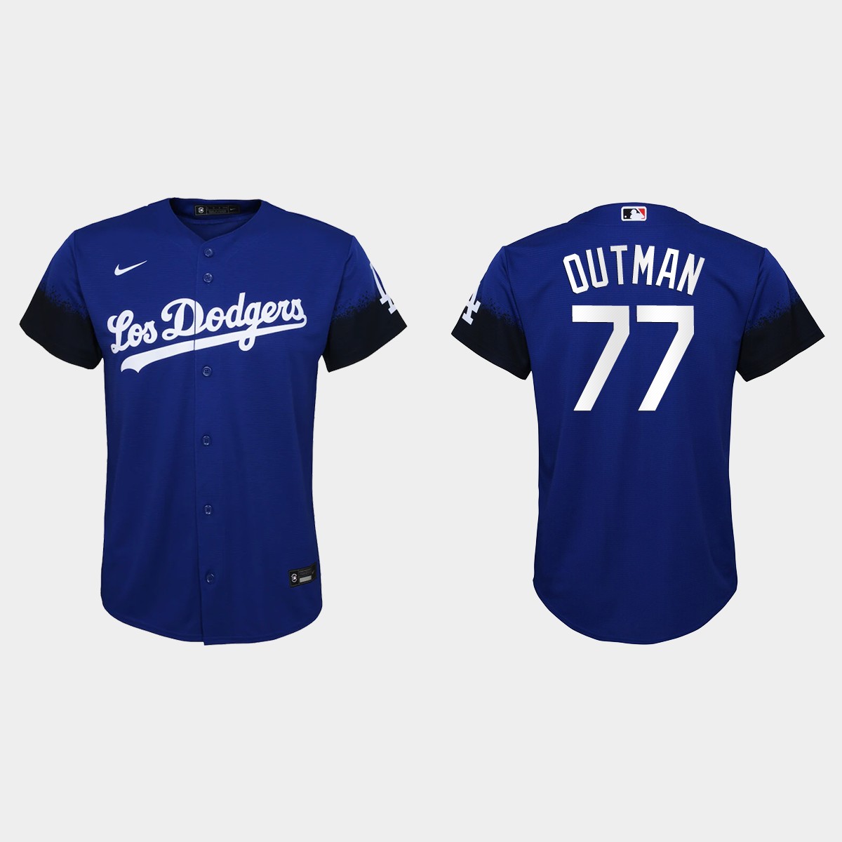 Youth Los Angeles Dodgers James Outman Royal City Connect  Jersey