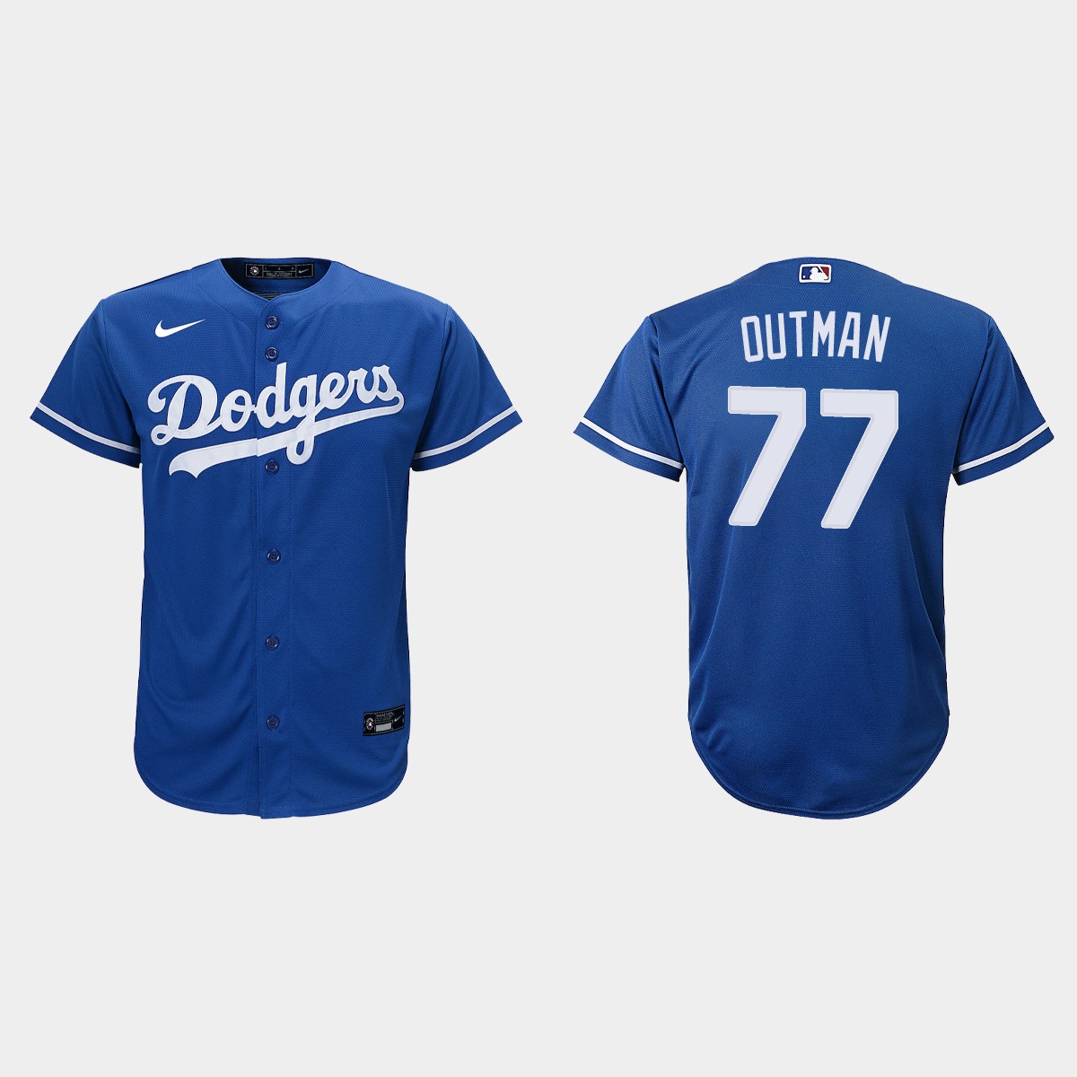 Youth Los Angeles Dodgers James Outman Royal  Alternate Jersey